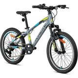 Kron XC 75 20 Jant 11 Kadro 7 Vites V.Fren Çocuk Bisikleti - Siyah - Kırmızı - Gri - Mavi