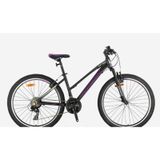 Kron Xc 75 Lady 26" Jant 14 Kadro 21 Vites V Fren Bayan Dağ Bisikleti Mat Siyah Mor Bej Siyah-mor
