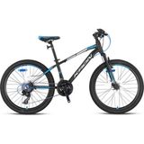 Kron Xc 75 V Fren 24 Jant Shimano Kelebek Vites Mat Siyah Turkuaz Bisiklet