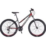 Kron XC100 Hidrolik Disk Fren 27.5 Jant 21 Vites 17" Siyah Gri Kırmızı Dağ Bisikleti