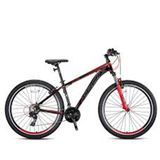Kron XC100 Hidrolik Disk Fren 27.5 Jant 21 Vites 19" Siyah Gri Kırmızı Dağ Bisikleti