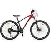 Kron XC500 29HD 19 Kadro Hidrolik Disk Fren 20 Vites Dağ Bisikleti (175 cm Üstü Boy) - Siyah - Kırmızı