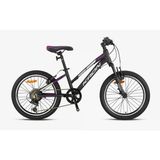 Kron XC75 20 Jant 7 Vites 28 cm V Fren Mat Siyah Mor Gri Çocuk Bisikleti
