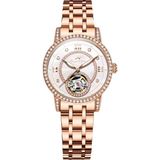 Kronen&Söhne KS1009 Rose Altın Mekanik Otomatik Kadın Kol Saati Set Hediyeli - Rose Gold