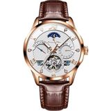 Kronen&söhne KS4009 Luxury Gold Tourbillon Mekanik Otomatik Erkek Kol Saati