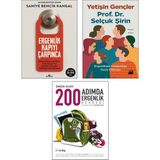 Kronik Kitap Ergenlik Kapıyı Çarpınca (Akademisyen Anne Saniye Bencik Kangal) + Yetişin Gençler (Selçuk Şirin) + 200 Adımda Ergenlik Rehberi (Ömür Kurt) / 3 Kitap Set