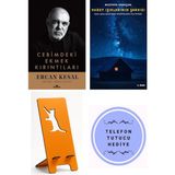 Kronik Kitap Imzalı - Cebimdeki Ekmek Kırıntıları - Ercan Kesal + Kuzey Işıklarının Şarkısı + Telefon Tutucu