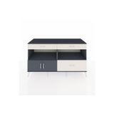 Kronos Konsol 2 Raflı 3 Çekmeceli 2 Kapaklı 176x59x99 Antrasit-Antrasit/Aytaşı