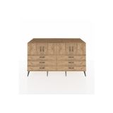 Kronos Konsol 2 Raflı 6 Çekmeceli 4 Kapaklı 176x59x99 Çam-Çam