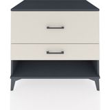 Kronos Şifonyer 2 Çekmeceli 88X59X80 Antrasit-Aytaşı