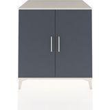 Kronos Şifonyer 2 Kapaklı 88X59X96 Antrasit-Aytaşı