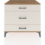 Kronos Şifonyer 3 Çekmeceli 88X59X80 Çam-Aytaşı - Atlas Çam