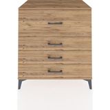 Kronos Şifonyer 4 Çekmeceli 88X59X96 Çam-Çam - Atlas Çam