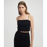Kroşe bluz IS1250050097001 - XS - Siyah