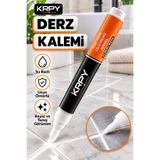 KRPY Beyaz Derz Kalemi – Fayans ve Seramik Derz Yenileme Kalemi, Su Bazlı Boya, Derz Aralarını Beyazlatma ve Temiz Görünüm Sağlama Kalemi
