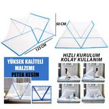 KRT-1128 cm-451 Sinek Koruyucu Cibinlik ve Tül 50x125cm Çocuk Bebek Portatif Kullanım