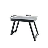 Krt-1137 Katlanabilir Kamp Ve Piknik Masası - Küçük 47X33 Cm Siyah Plastik- 10'Li Paket