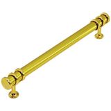 KRT İBİCO-945 Boru Çekmece Kulp 12.8cm Kulp Altın Yüzük Altın - 10'li Paket