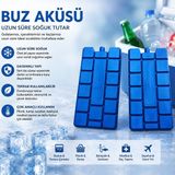 KRT Ibico Plastik Buz Aküsü Dolu - 45'li Paket