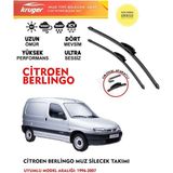 Kruger Berlingo Sileceği Silgeç Silgi Takımı 2002 Model Araç Için (Aparatsız) Direk Montaj