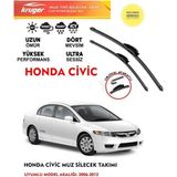 Kruger Civic Sileceği Silgeç Silgi Takımı Fd6 2012 Model Araç Için (Aparatsız) Direk Montaj