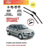 Kruger Clio Symbol Sileceği Silgeç Silgi Takımı 2002 Model Araç Için (Aparatsız) Direk Montaj