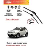 Kruger Dacia Duster 2010-2014 Arası Muz Silecek Takımı Araca Özel Orijinal Aparat