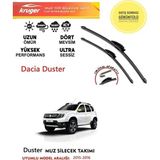 Kruger Dacia Duster 2016 Model Sileceği Silgeç Silgi Takımı Araç Için (Aparatsız) Direk Montaj