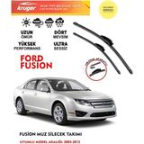 Kruger Ford Fusion Sileceği Silgeç Silgi Takımı 2005 Model Araç Için (Aparatsız) Direk Montaj