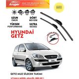 Kruger Hyundai Getz Cam Muz Sileceği . 1.3 1.4 1.5 Motor Araç Için (Aparatsız) Direk Montaj (2002 - 2011)