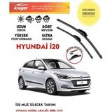 Kruger Hyundai I20 Sileceği Silgeç Silgi Takımı 2015 Model Araç Için (Aparatsız) Direk Montaj