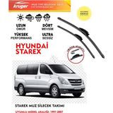 Kruger Hyundai Starex Ön Silgeç Takımı 1998 Model Araç Için (Aparatsız) Direk Montaj