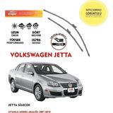 Kruger Jetta Sileceği Silgeç Silgi Takımı 2009 Model Arası Araç Için (Aparatsız) Direk Montaj