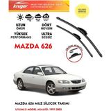 Kruger Mazda 626 Sileceği Silgeç Silgi Takımı 2000 Model Araç Için (Aparatsız) Direk Montaj