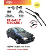 Kruger Megane 1 Silgeç Takımı 2001 Model (Aparatsız) Direk Montaj