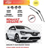 Kruger Megane 4 Muz Silecek Takımı 1.2 1.3 1.5 1.6 Motor Araca Özel Aparat 2015 Sonrası