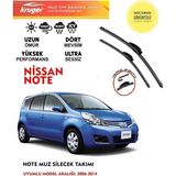 Kruger Nissan Note Sileceği Silgeç Silgi Takımı 2012 Model Araç Için (Aparatsız) Direk Montaj