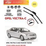 Kruger Opel Vectra C Sileceği Silgeç Silgi Takımı 2009 Model Araç Için (Aparatsız) Direk Montaj