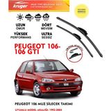 Kruger Peugeot 106 Vs 106 Gti Silgeç Takımı 1998 Model (Aparatsız) Direk Montaj