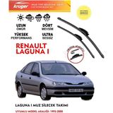 Kruger Renault Laguna 1 Sileceği Silgeç Silgi Takımı 1995 Model Araç Için (Aparatsız) Direk Montaj
