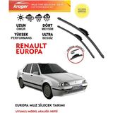 Kruger Renoult 19 R19 Europa Sileceği Silgeç Silgi Takımı 1994 Model Araç Için (Aparatsız) Direk Montaj