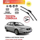 Kruger Toyota Corolla Muz Sileceği 2001 Model Araç Için (Aparatsız) Direk Montaj