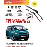 Kruger Volkswagen Transporter T4 Sileceği Silgeç Silgi Takımı 1996 Model Araç Için (Aparatsız) Direk Montaj