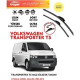 Kruger Volkswagen Transporter T5 Sileceği Silgeç Silgi Takımı 2011 Model Araç Için (Aparatsız) Direk Montaj