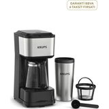 Krups 3'ü 1 Arada Gümüş Filtre Kahve Makinesi - Standart