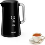 Krups BW801810 Smart’n Light Dijital Su Isıtıcısı - 1.7l, 5 Isı Ayarı, LED Ekran, 1800W, Paslanmaz Çelik Iç Yüzey, Siyah