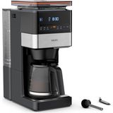 Krups Grind Aroma Xl Filtre Kahve Makinesi, Çıkarılabilir Konik Öğütücü, Dijital Kontrol Paneli, Xl Kapasite (1,5 L), Sıcak Tutma Fonksiyonu, Cam Sürahi, Siyah/paslanmaz Çelik, KM842810