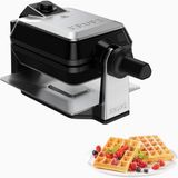 Krups Profesyonel Double Waffle Makinesi Döner Sistem 1200W - Siyah