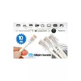 kruxon 10 Metre CAT6 Gigabit Ethernet İnternet Kablosu 1000 Mbps RJ45 Modem Router PC Laptop TV Uyumlu