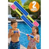 Kruxon 2'Li Pompalı Sünger Su Tabancası Water Gun | Havuz Ve Plaj Oyuncağı